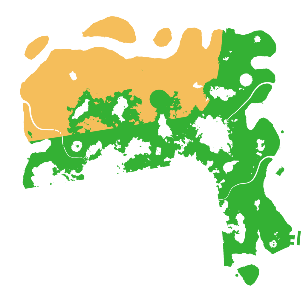 Biome Rust Map: Procedural Map, Size: 4250, Seed: 510421652