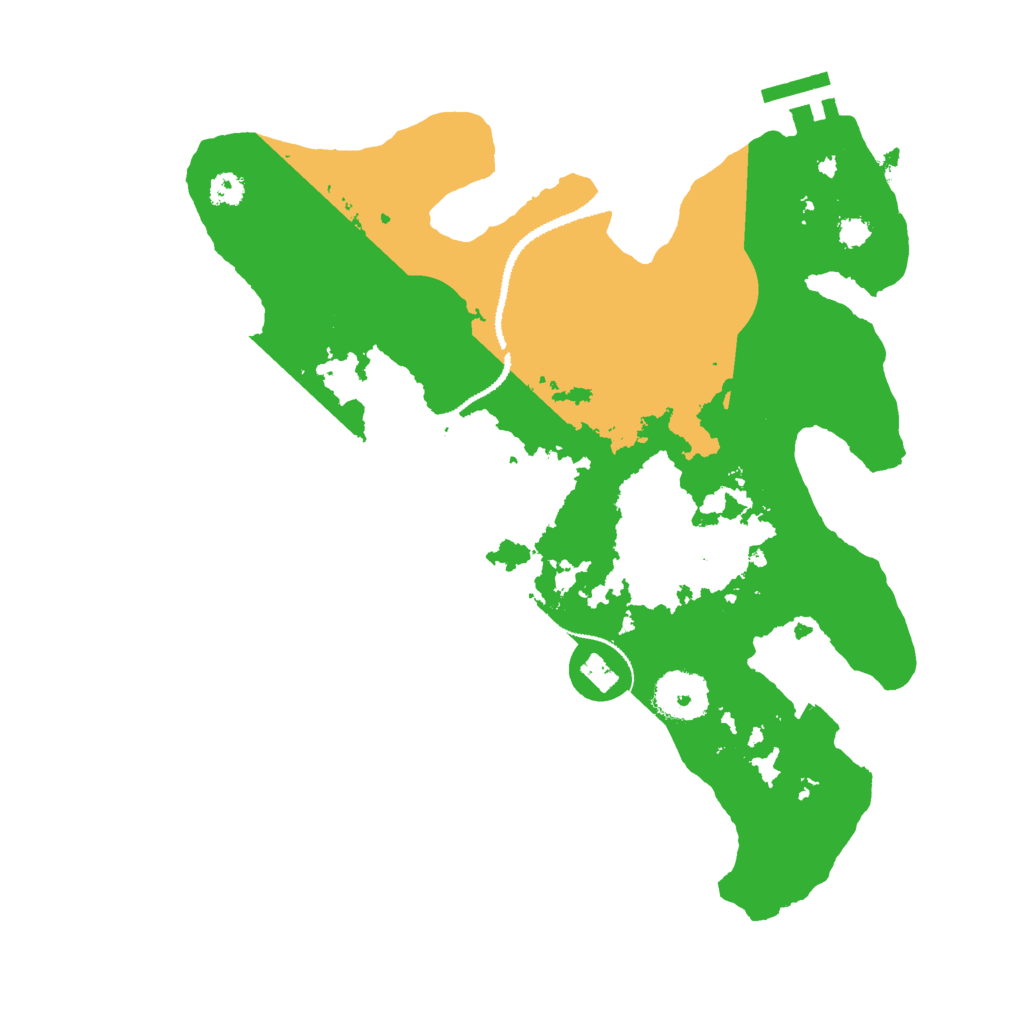 Biome Rust Map: Procedural Map, Size: 3000, Seed: 129501869
