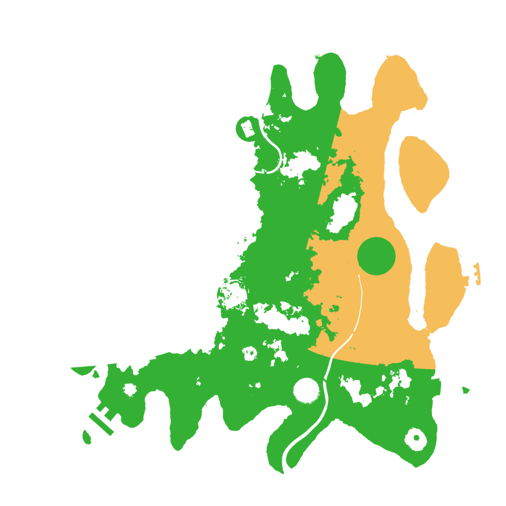Biome Rust Map: Procedural Map, Size: 3500, Seed: 1484910519