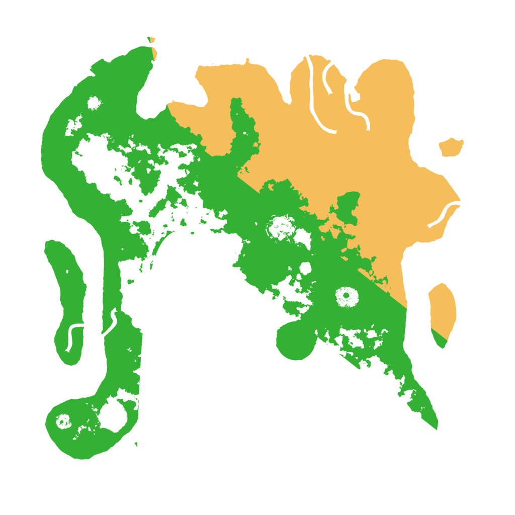 Biome Rust Map: Procedural Map, Size: 3500, Seed: 783172917