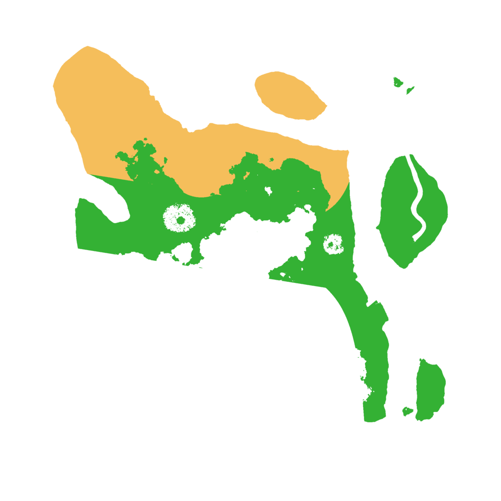 Biome Rust Map: Procedural Map, Size: 2500, Seed: 946478961