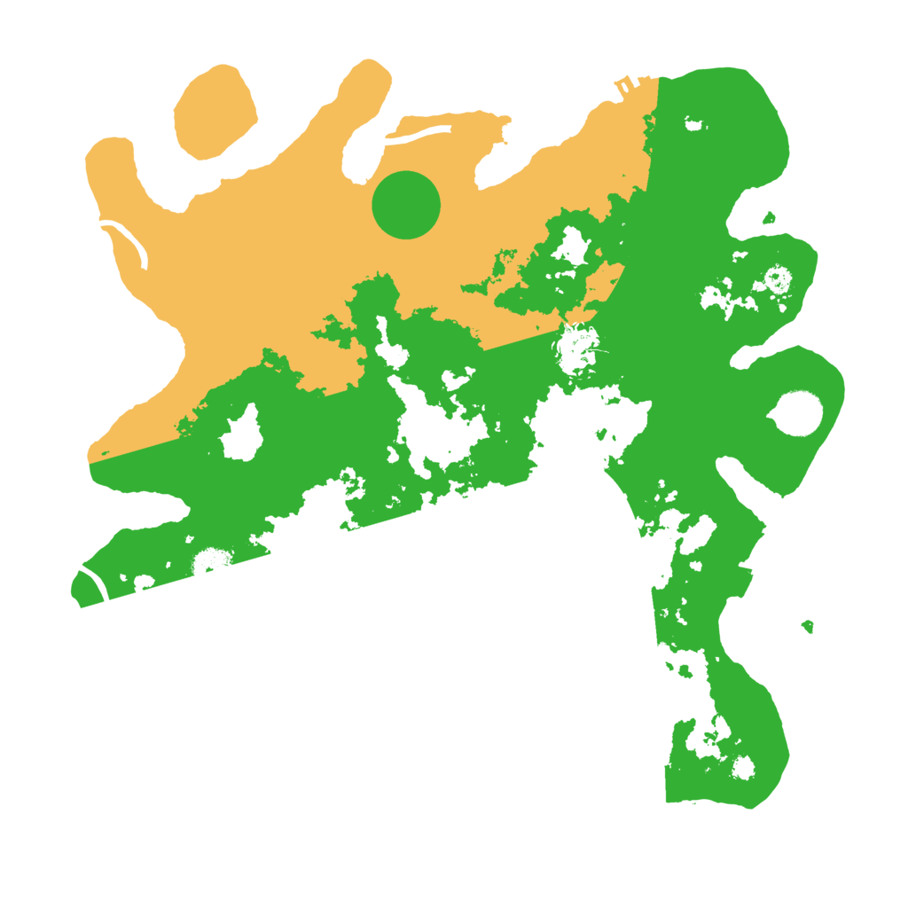 Biome Rust Map: Procedural Map, Size: 3500, Seed: 604294725