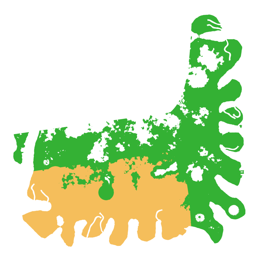Biome Rust Map: Procedural Map, Size: 4500, Seed: 1953