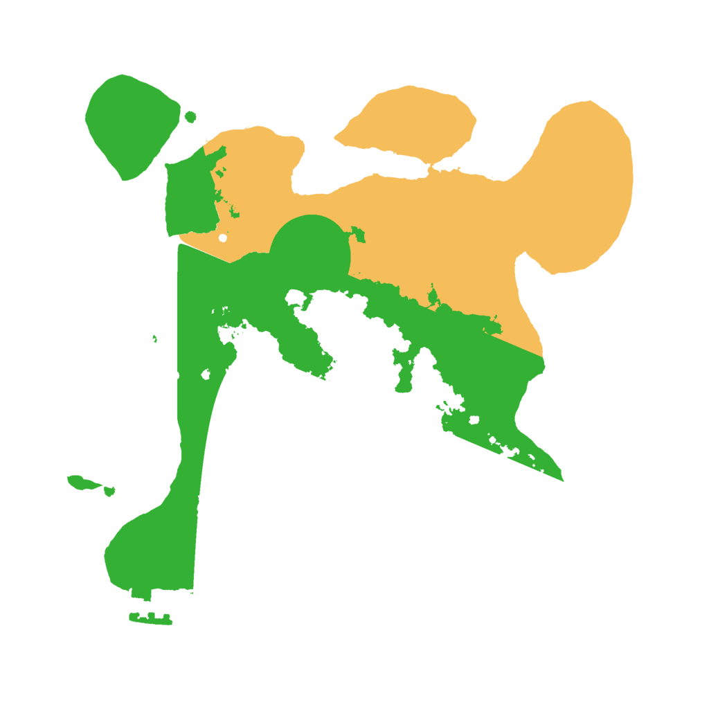 Biome Rust Map: Procedural Map, Size: 2500, Seed: 1787696351