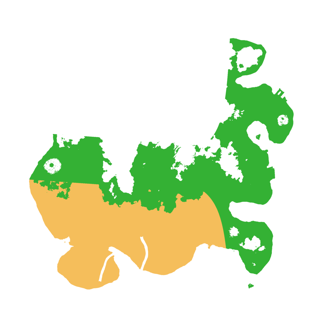 Biome Rust Map: Procedural Map, Size: 3000, Seed: 19830523