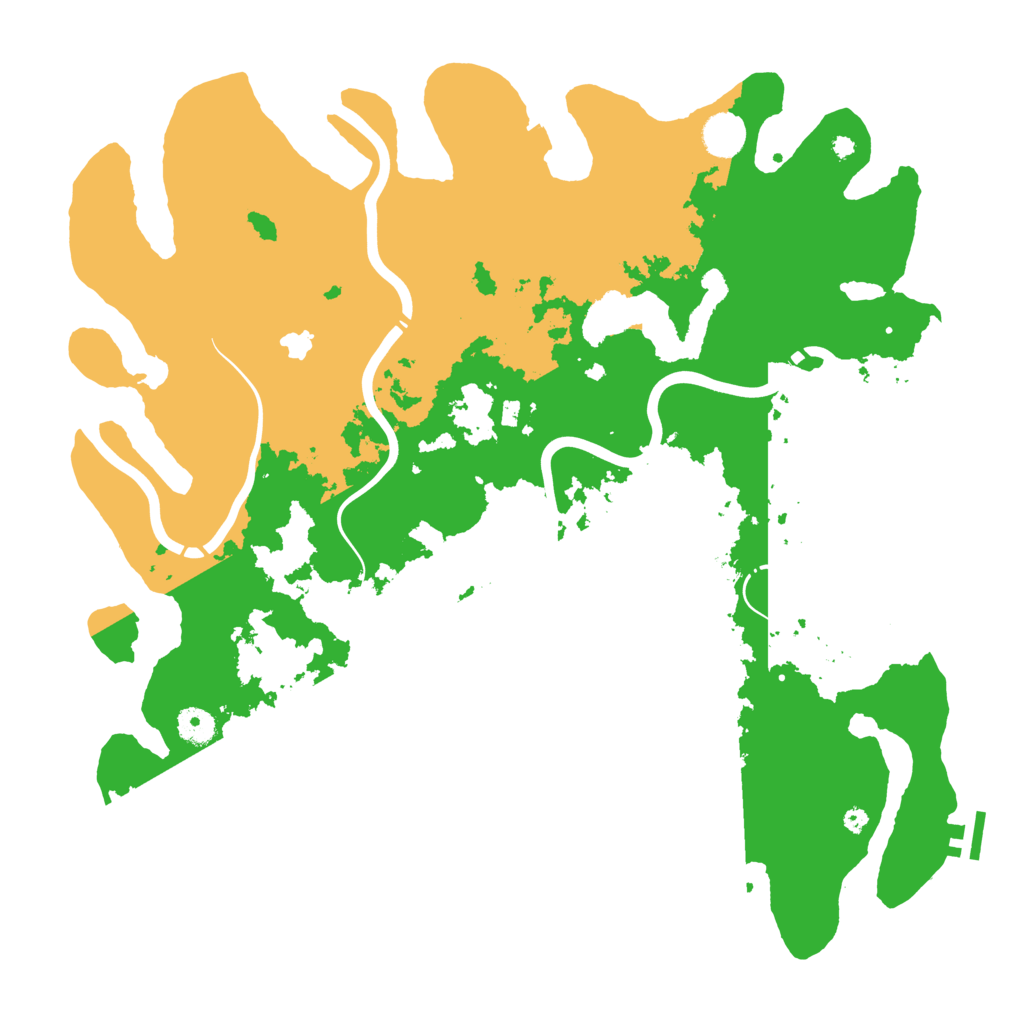 Biome Rust Map: Procedural Map, Size: 4250, Seed: 304736094