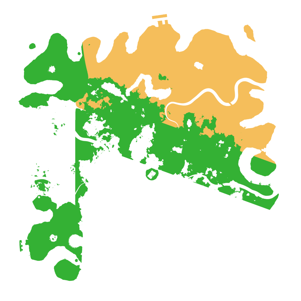 Biome Rust Map: Procedural Map, Size: 4050, Seed: 166707871