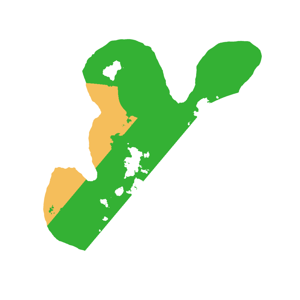 Biome Rust Map: Barren, Size: 2000, Seed: 956231245