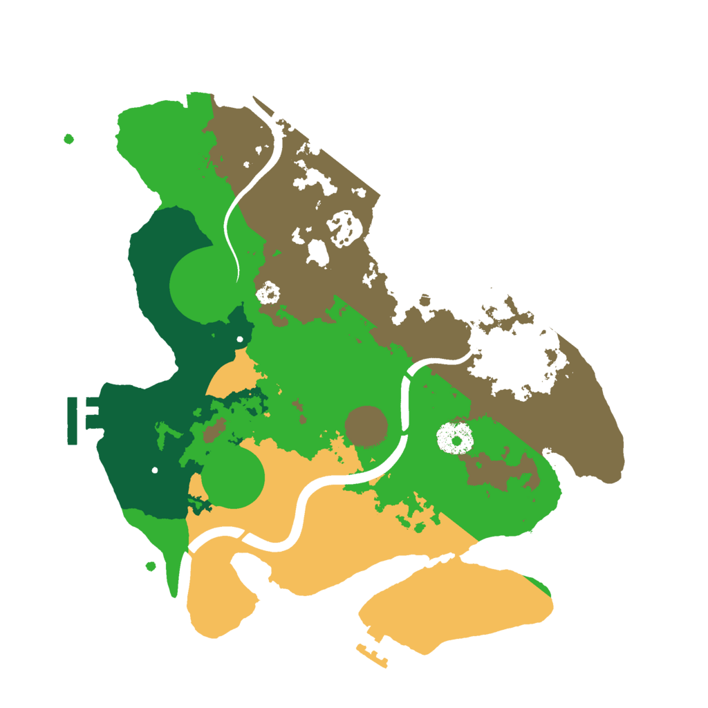 Biome Rust Map: Procedural Map, Size: 3000, Seed: 769026630