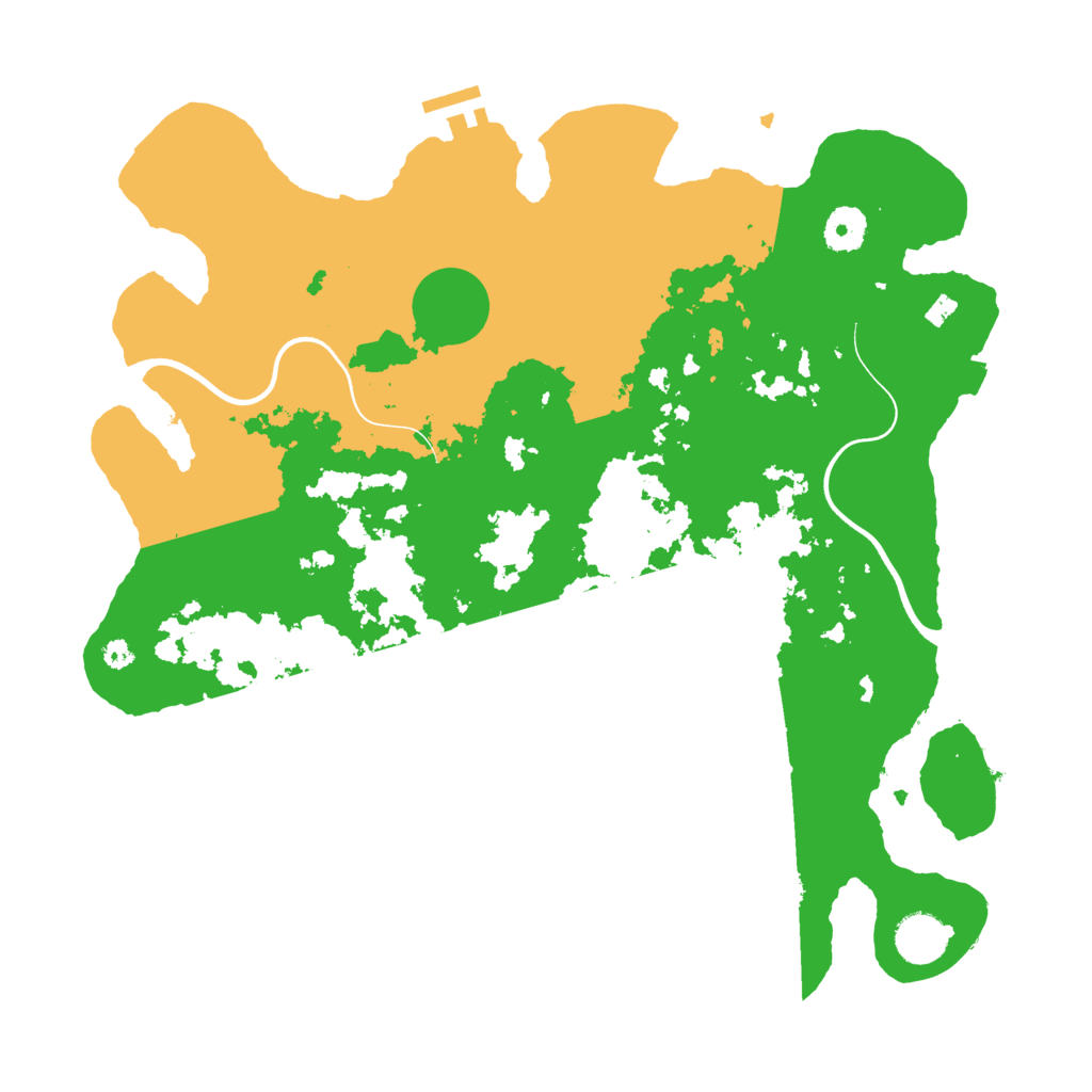 Biome Rust Map: Procedural Map, Size: 3750, Seed: 89510864