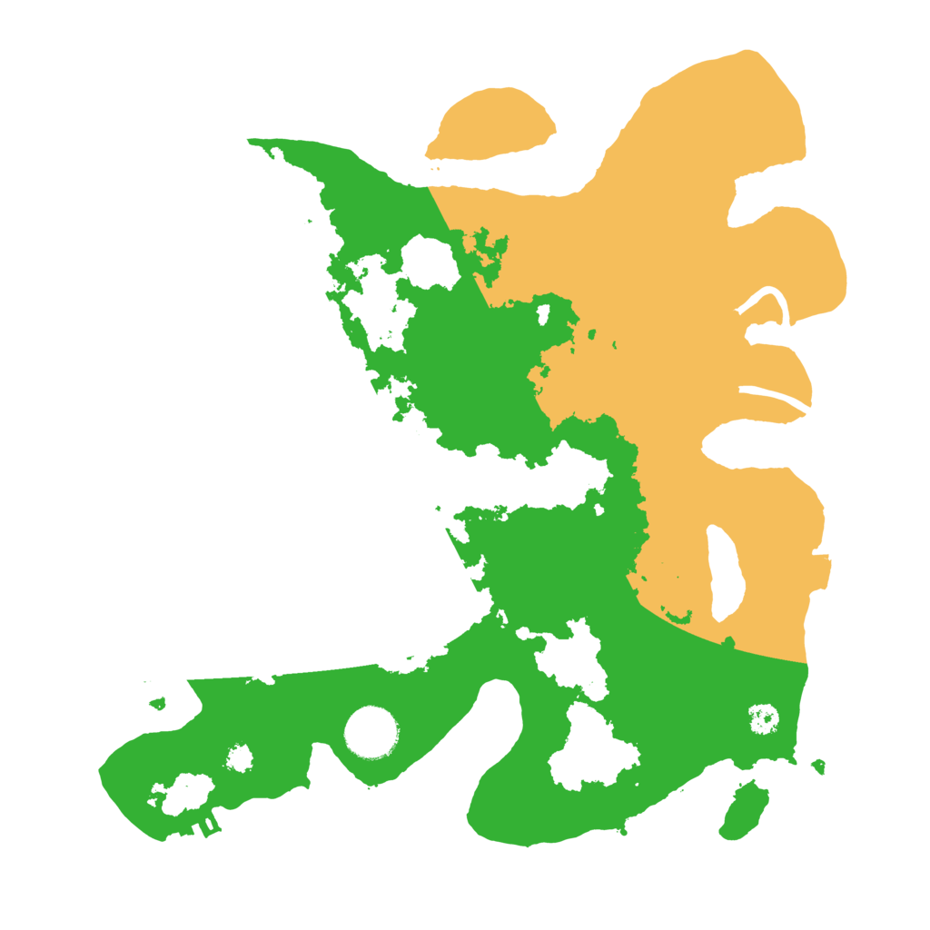 Biome Rust Map: Procedural Map, Size: 3100, Seed: 51187