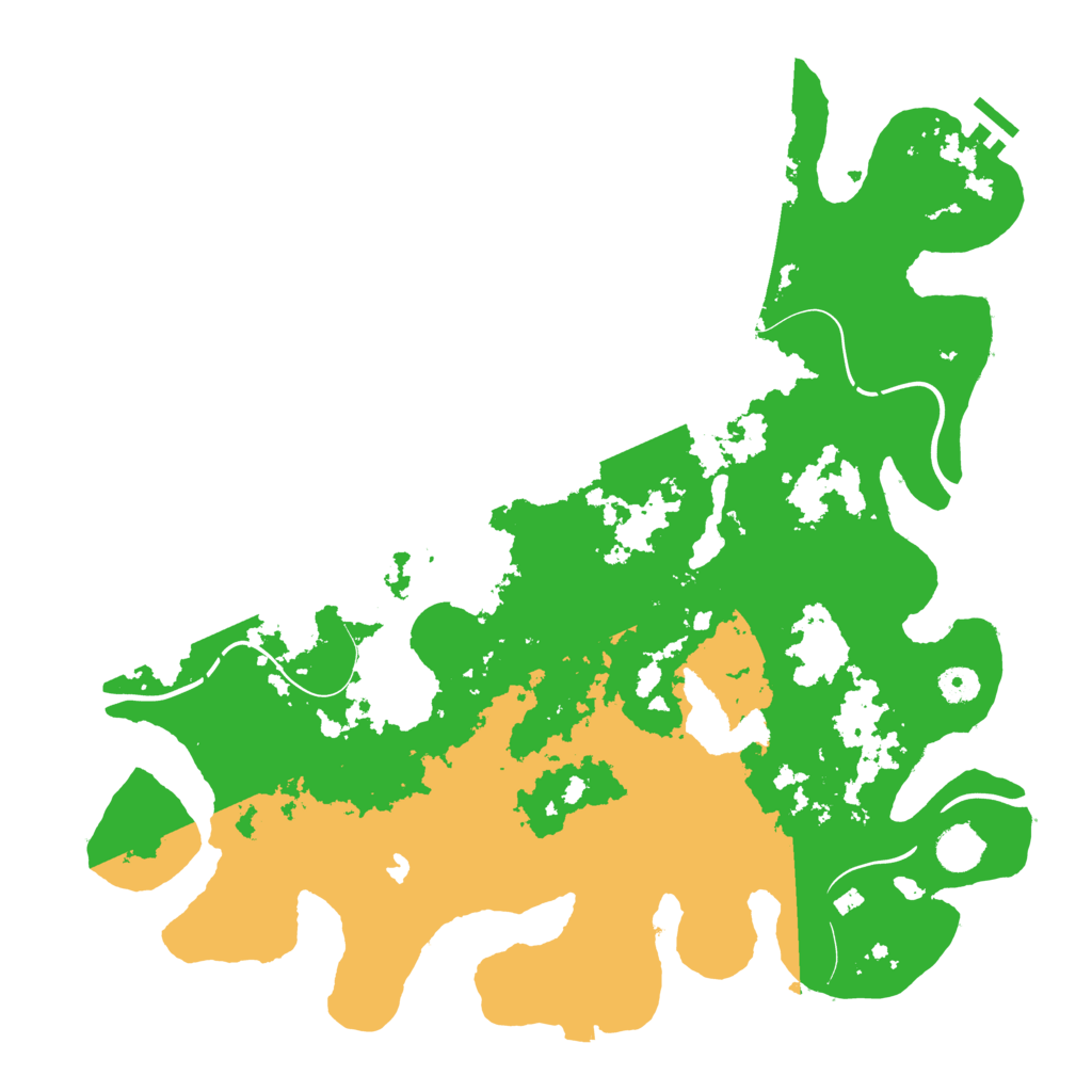 Biome Rust Map: Procedural Map, Size: 4250, Seed: 66106040