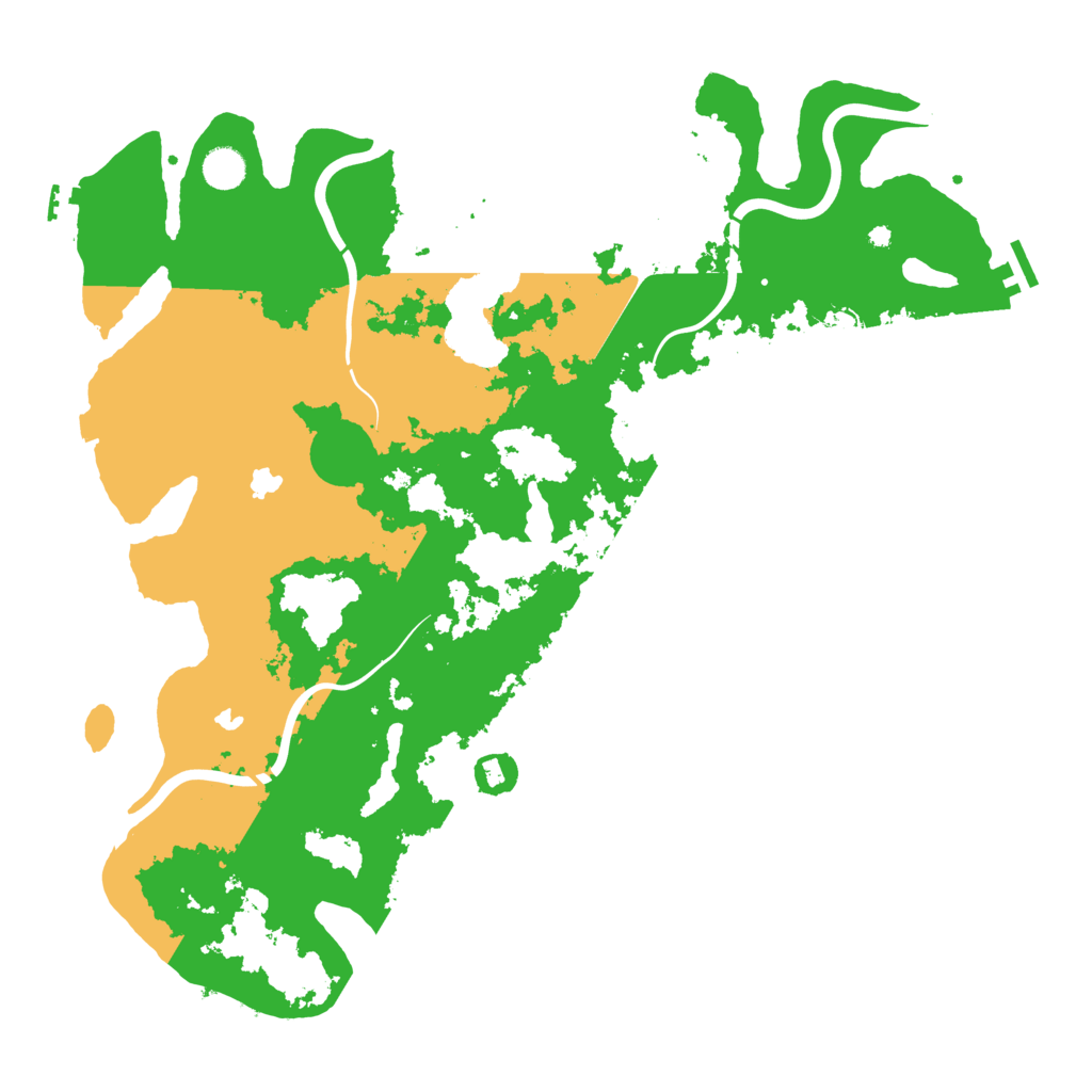 Biome Rust Map: Procedural Map, Size: 4500, Seed: 2041771851