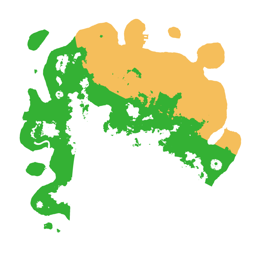 Biome Rust Map: Procedural Map, Size: 3500, Seed: 715233221