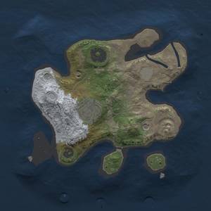 Thumbnail Rust Map: Procedural Map, Size: 2000, Seed: 1761171110, 5 Monuments