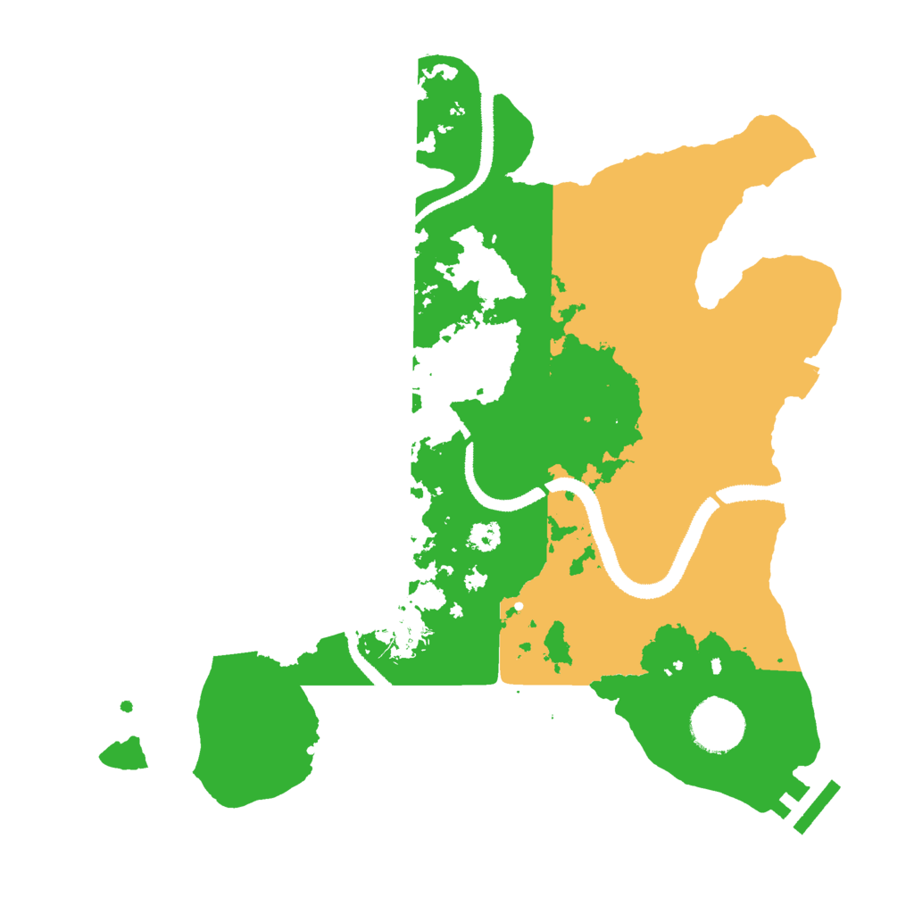 Biome Rust Map: Procedural Map, Size: 3000, Seed: 938107171