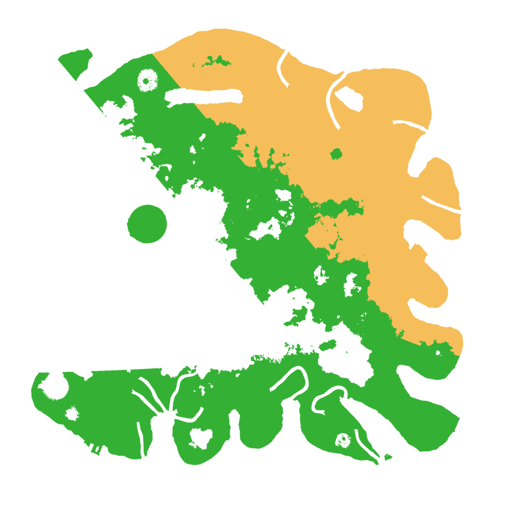Biome Rust Map: Procedural Map, Size: 3500, Seed: 89864
