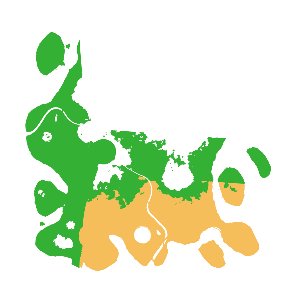 Biome Rust Map: Procedural Map, Size: 3100, Seed: 5076