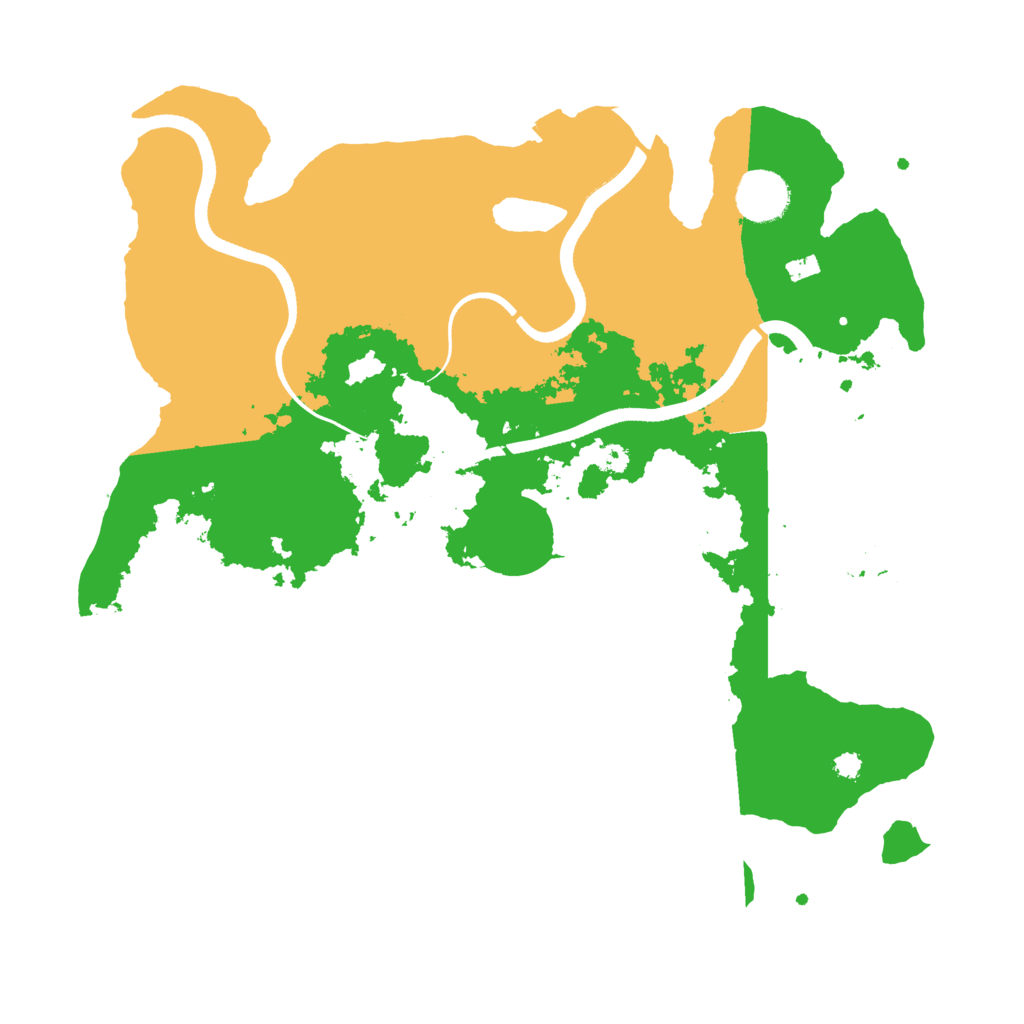 Biome Rust Map: Procedural Map, Size: 3500, Seed: 1000502261