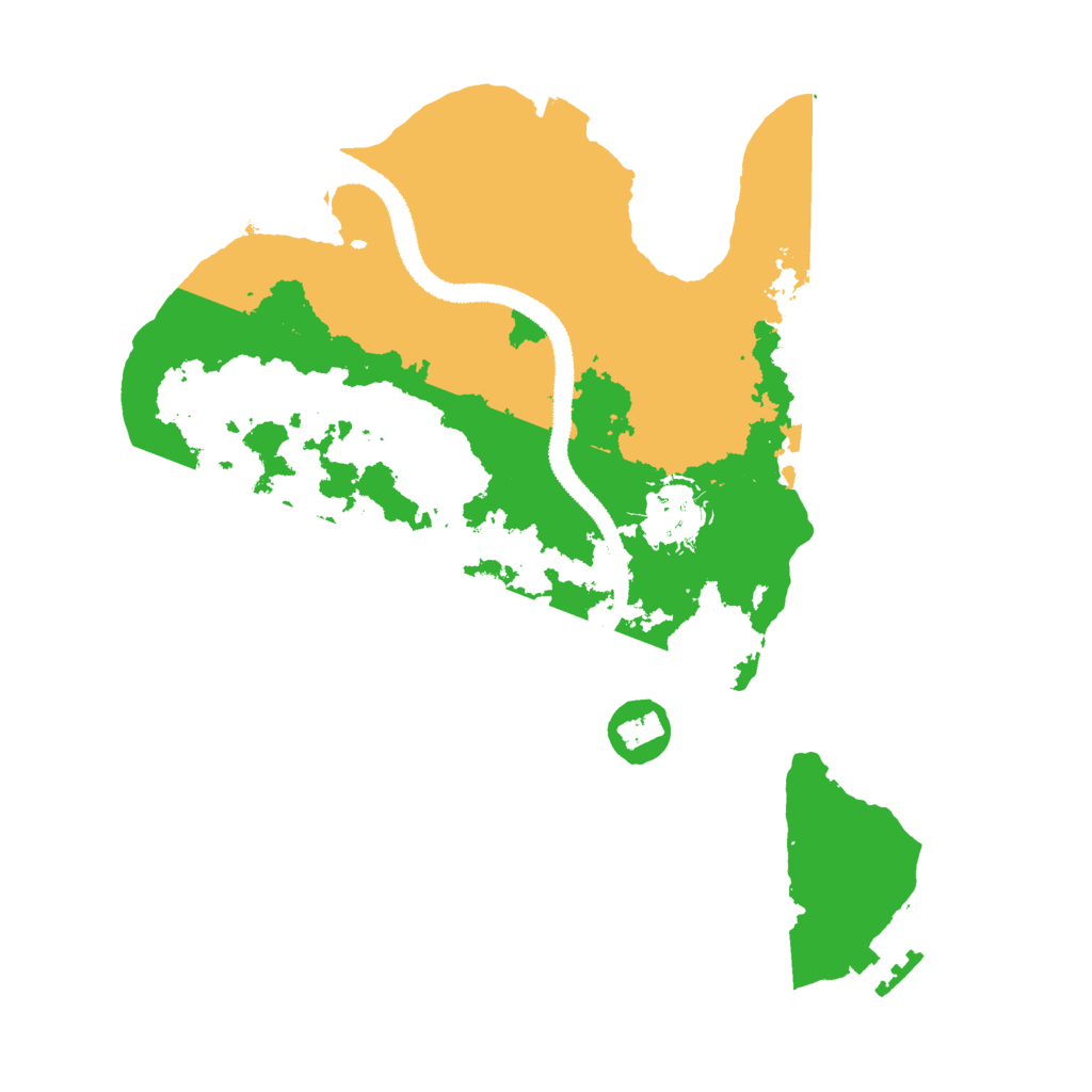 Biome Rust Map: Procedural Map, Size: 2800, Seed: 65756857