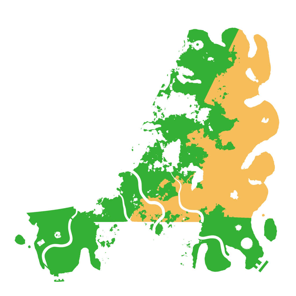 Biome Rust Map: Procedural Map, Size: 4500, Seed: 1592730021