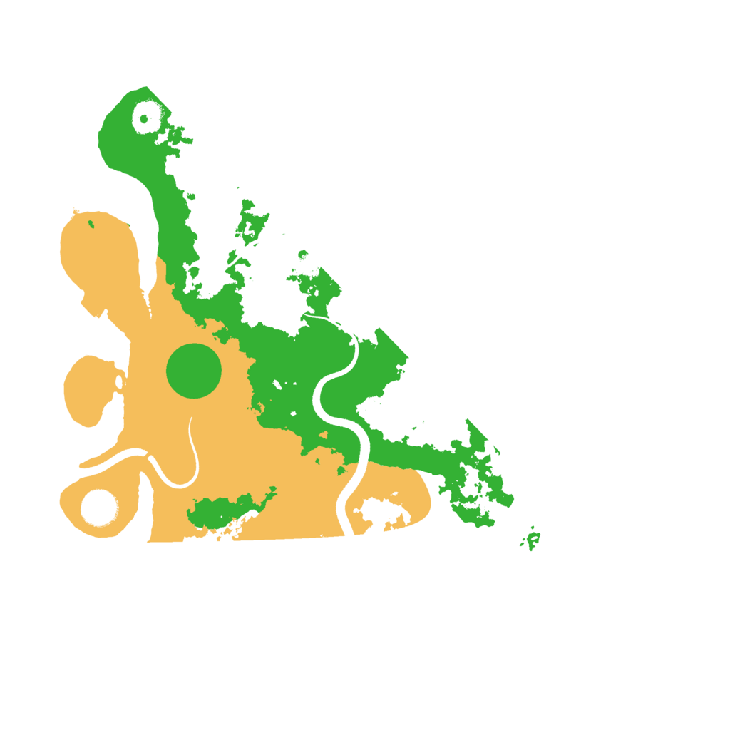Biome Rust Map: Procedural Map, Size: 3500, Seed: 1579750190