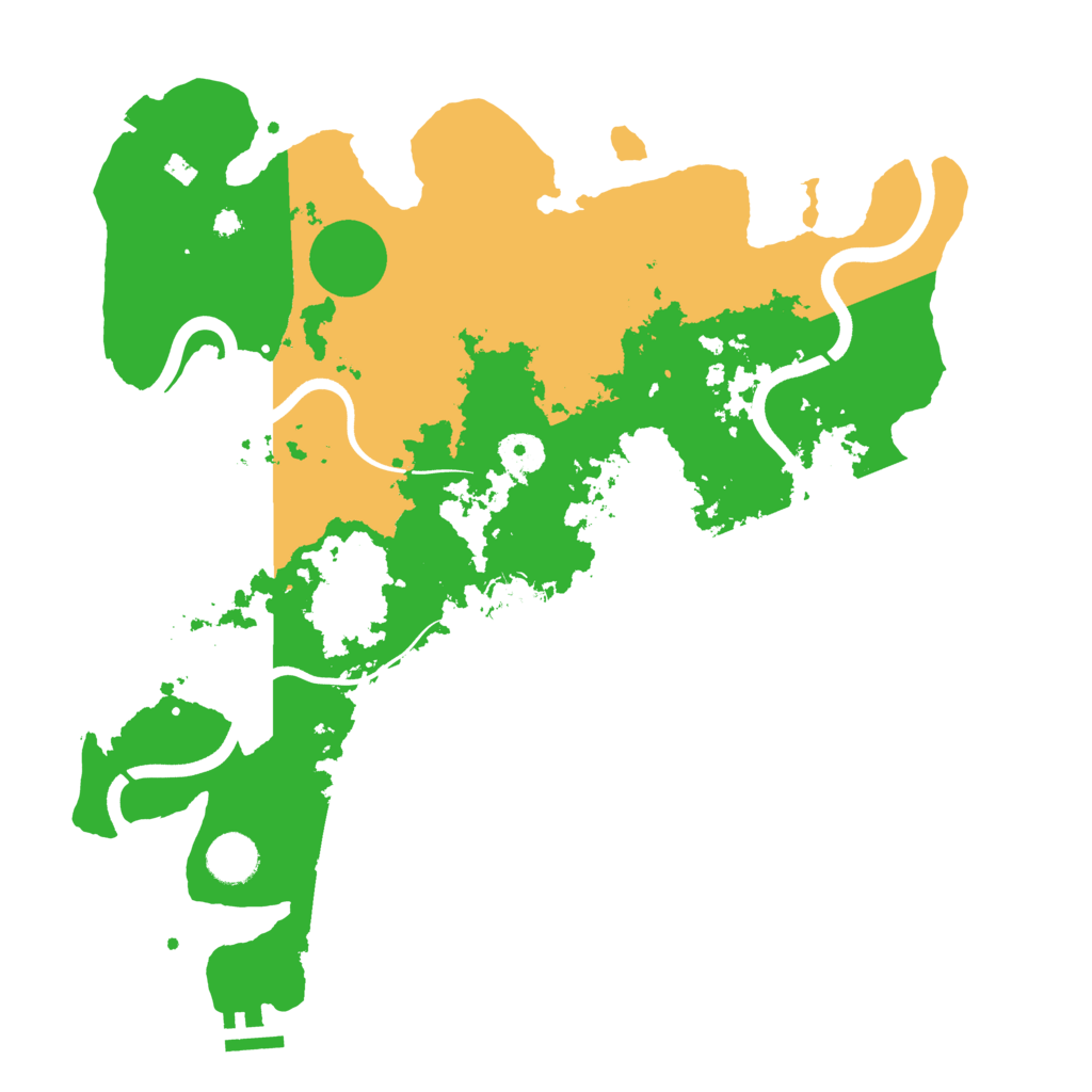 Biome Rust Map: Procedural Map, Size: 3750, Seed: 66421477