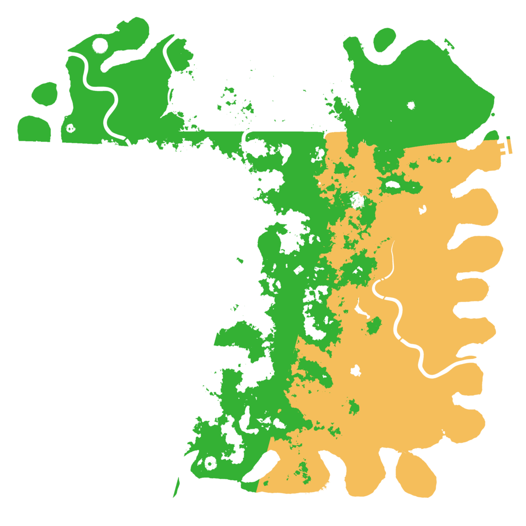Biome Rust Map: Procedural Map, Size: 6000, Seed: 706