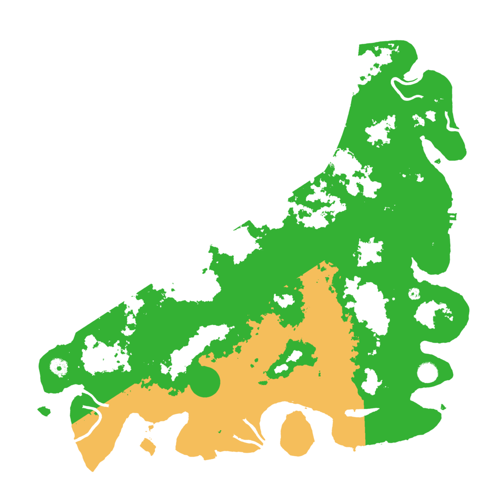 Biome Rust Map: Procedural Map, Size: 4300, Seed: 84321258