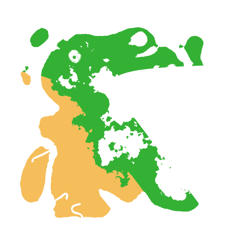 Biome Rust Map: Procedural Map, Size: 3000, Seed: 2457668