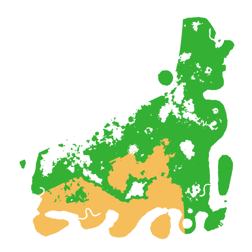 Biome Rust Map: Procedural Map, Size: 4500, Seed: 585946