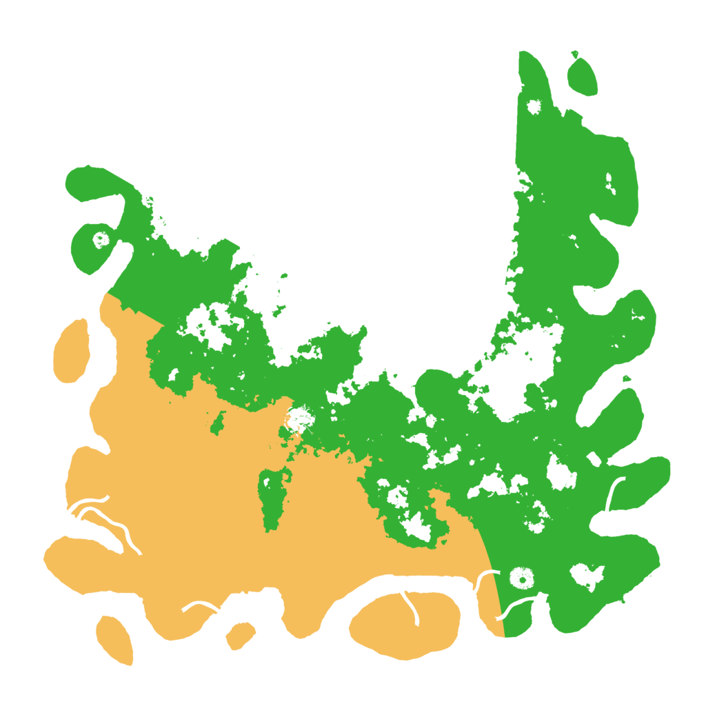 Biome Rust Map: Procedural Map, Size: 4500, Seed: 1825