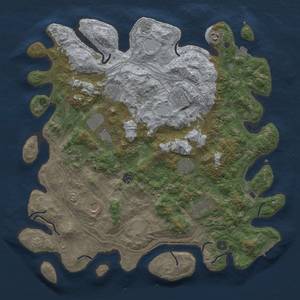 Thumbnail Rust Map: Procedural Map, Size: 4500, Seed: 1825, 18 Monuments