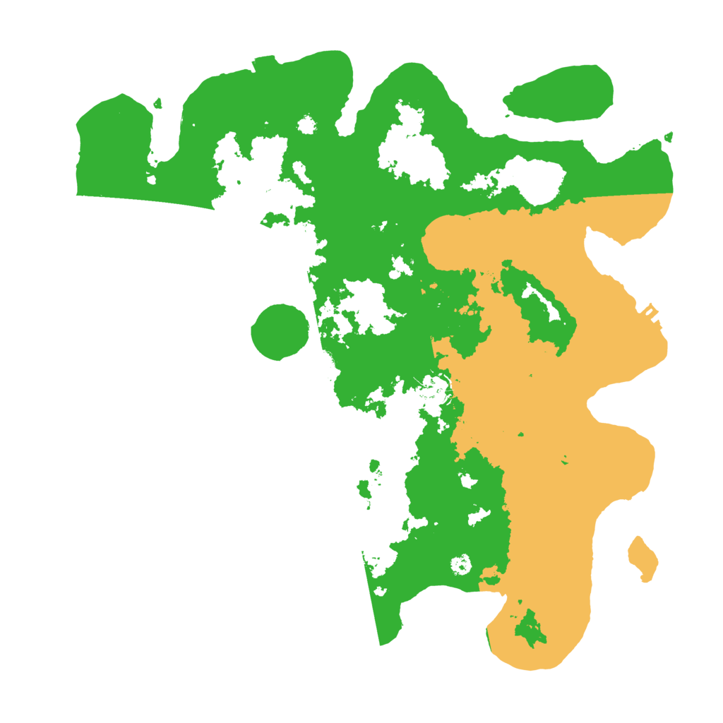 Biome Rust Map: Procedural Map, Size: 3600, Seed: 564738