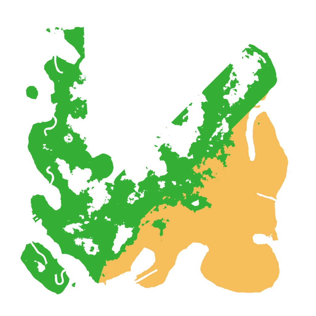 Biome Rust Map: Procedural Map, Size: 3700, Seed: 1545570707