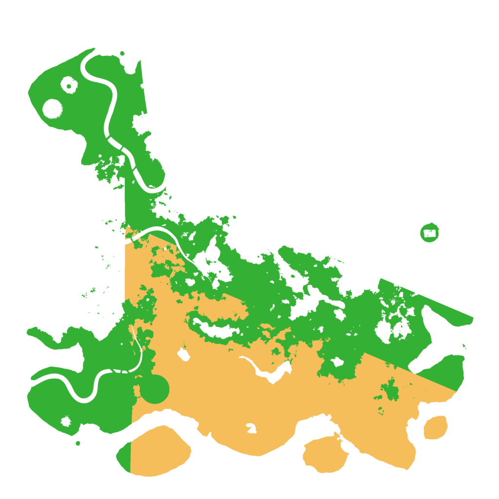 Biome Rust Map: Procedural Map, Size: 4500, Seed: 725895262