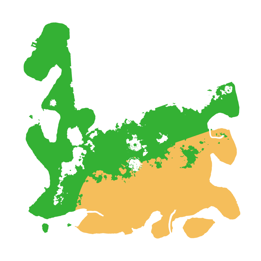 Biome Rust Map: Procedural Map, Size: 3500, Seed: 263060359