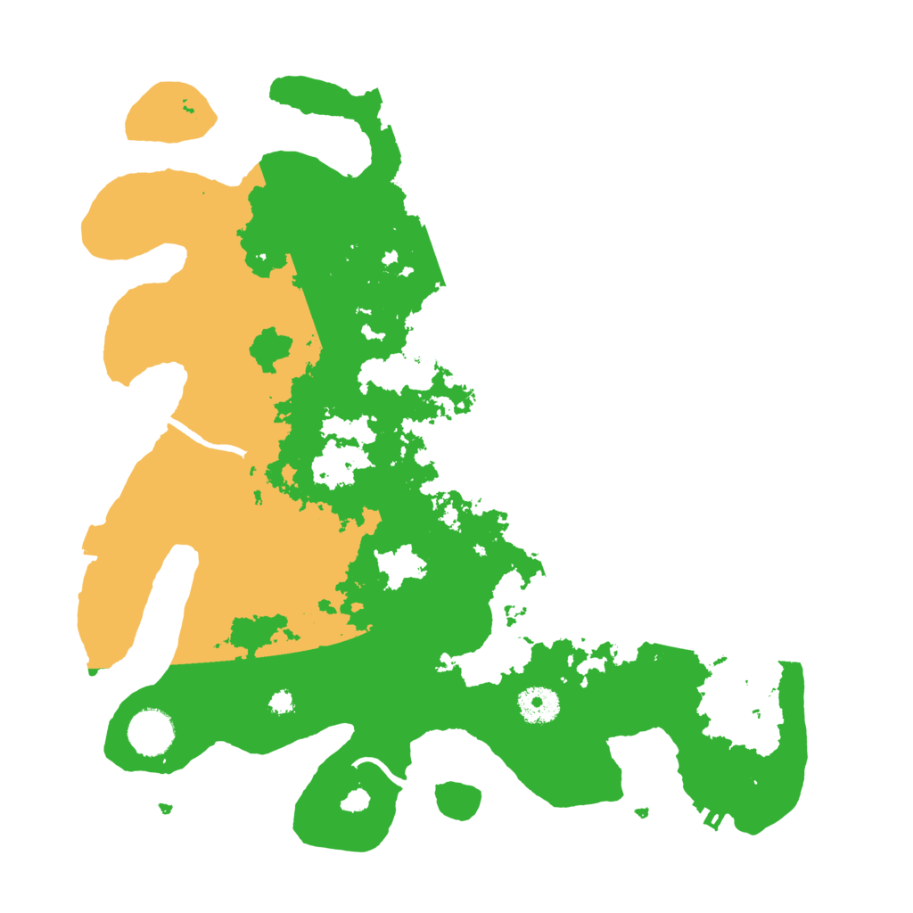 Biome Rust Map: Procedural Map, Size: 3500, Seed: 548868107