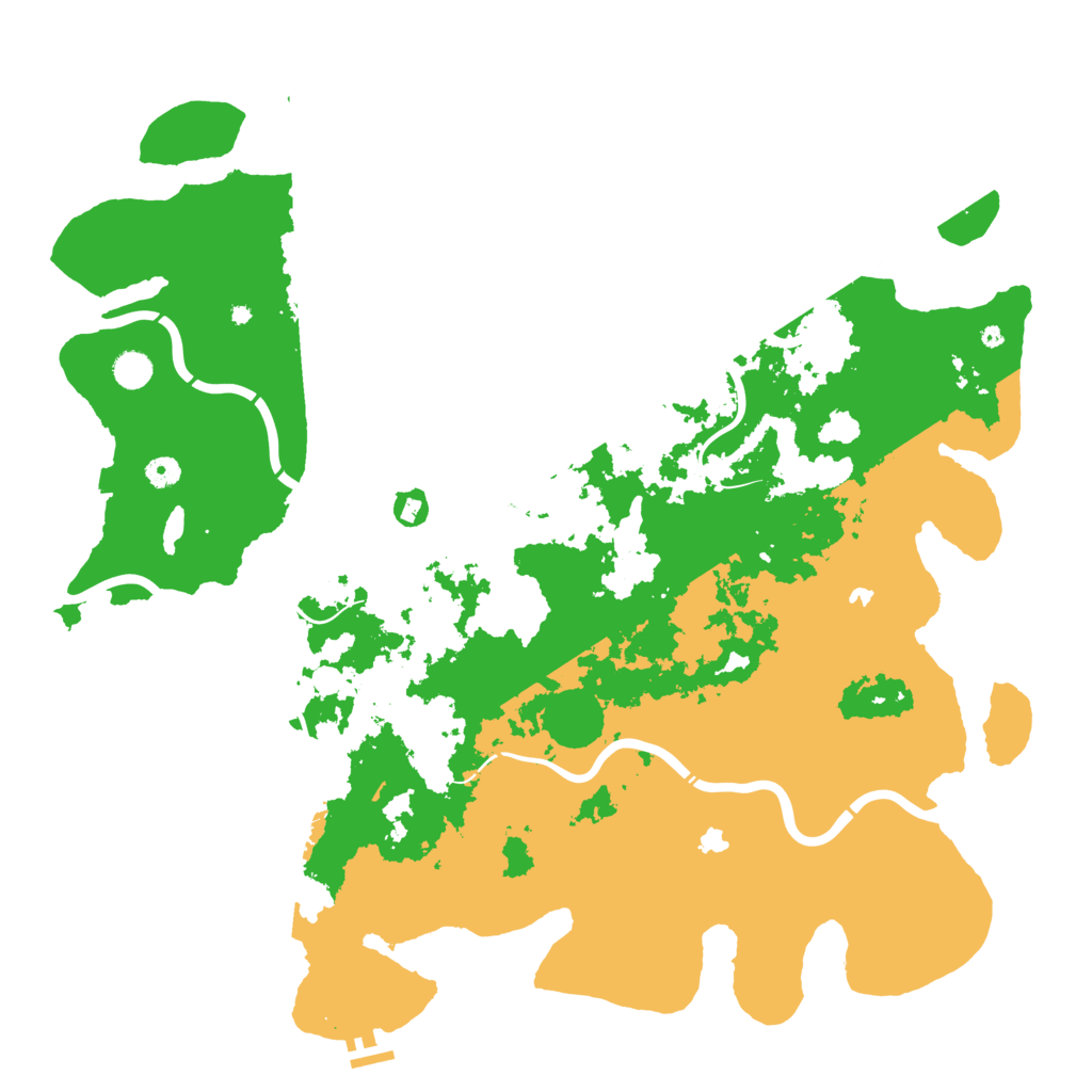 Biome Rust Map: Procedural Map, Size: 5000, Seed: 3689150