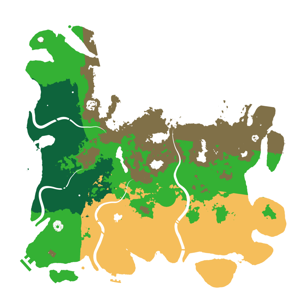Biome Rust Map: Procedural Map, Size: 4250, Seed: 133583874