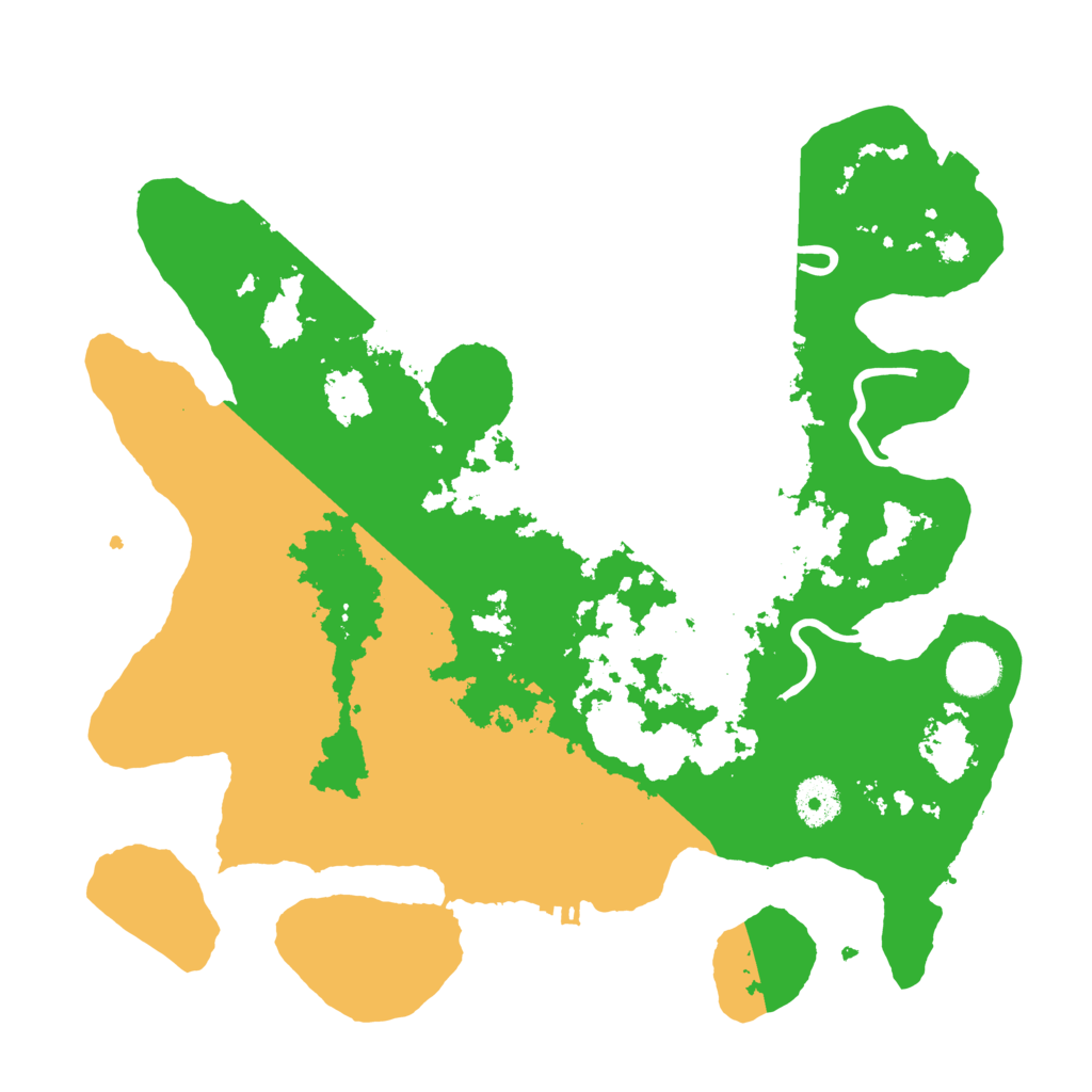 Biome Rust Map: Procedural Map, Size: 3500, Seed: 443689282
