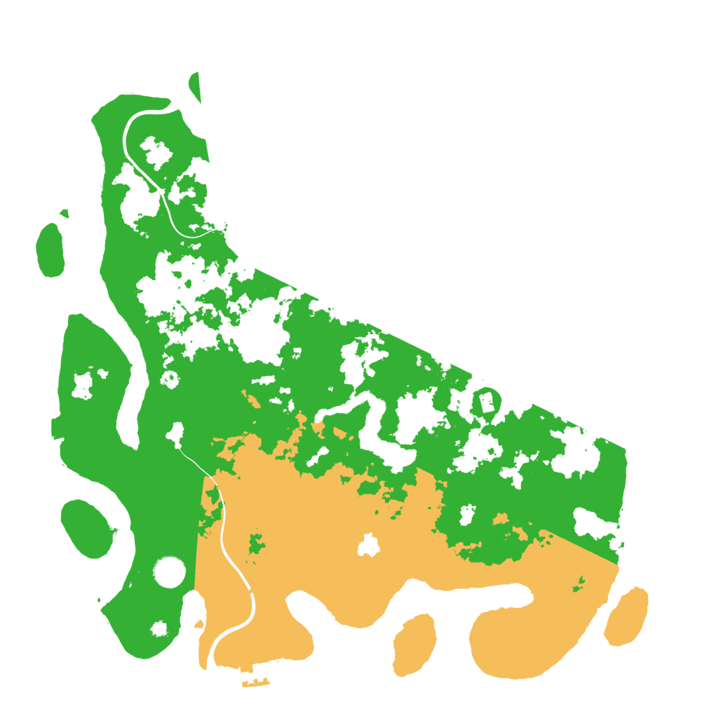 Biome Rust Map: Procedural Map, Size: 4000, Seed: 7955668