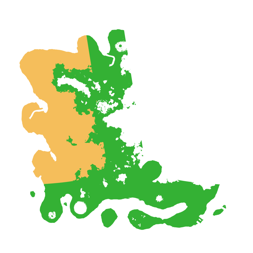 Biome Rust Map: Procedural Map, Size: 3500, Seed: 50625299