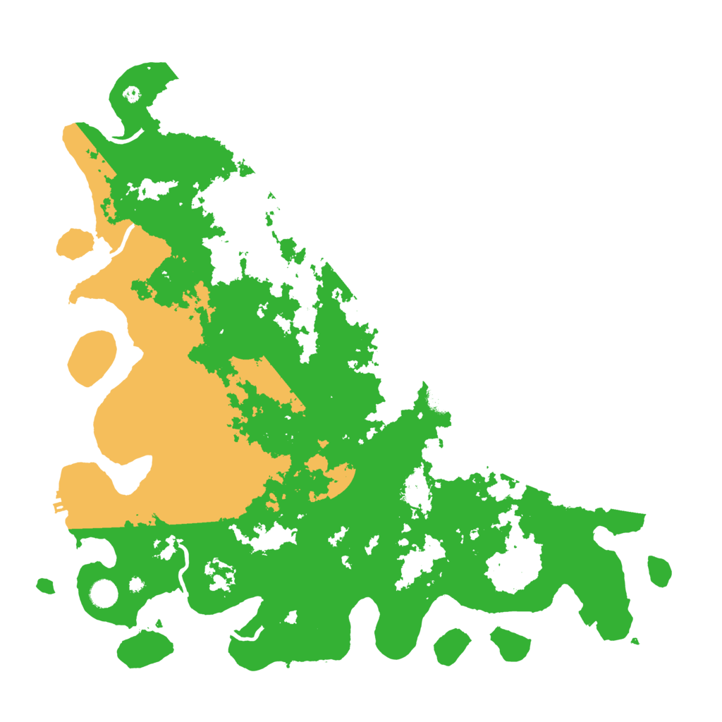 Biome Rust Map: Procedural Map, Size: 4500, Seed: 820622873