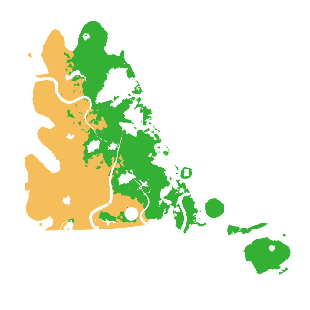 Biome Rust Map: Procedural Map, Size: 4500, Seed: 133769420