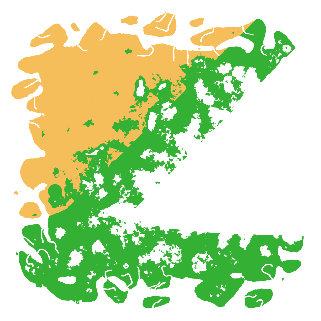 Biome Rust Map: Procedural Map, Size: 6000, Seed: 3467091