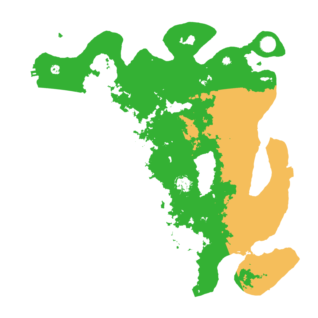 Biome Rust Map: Procedural Map, Size: 3500, Seed: 74567187