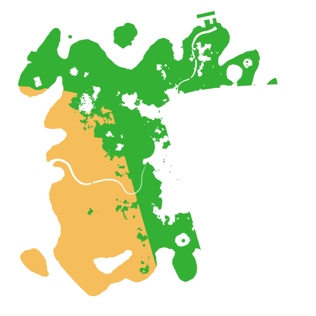 Biome Rust Map: Procedural Map, Size: 3500, Seed: 2069230041