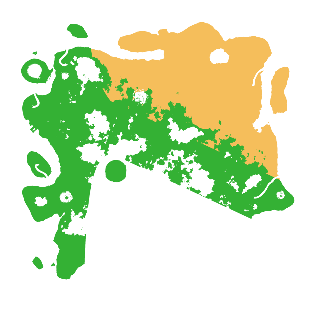 Biome Rust Map: Procedural Map, Size: 4000, Seed: 791209891