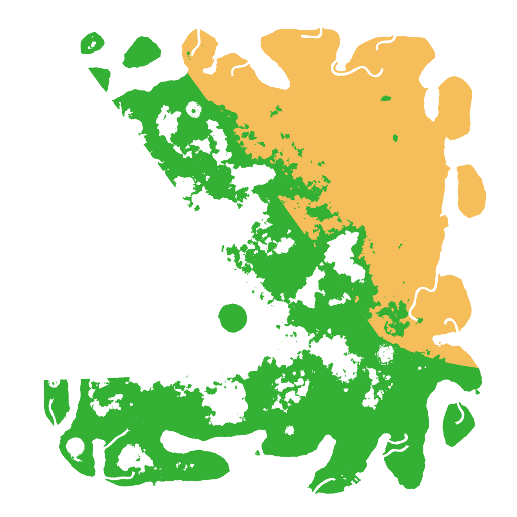 Biome Rust Map: Procedural Map, Size: 5000, Seed: 256694